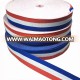 3CM Red White Blue Grosgrain Stripe Medal Ribbon