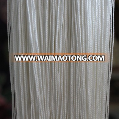 100% pure silk satin yarn for embroidery home decoration,undyed color