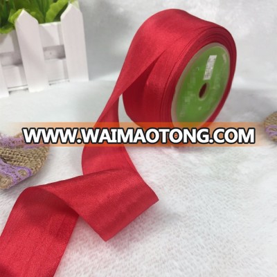 Wholesale 32MM silk satin ribbon solid color,shibori silk ribbon,hand dyed silk ribbon for decorative