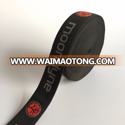 high quality Custom branded non-elastic polyester webbing